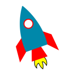 Space Rocket Favicon 