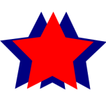 Stars   Red And Blue Favicon 