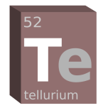 Tellurium Te Block  Chemistry Favicon 
