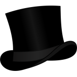 Top Hat Black Favicon 