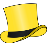 Top Hat Yellow Favicon 