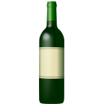 Wine Bottle  Green Favicon 