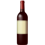 Wine Bottle  Red Favicon 