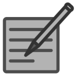 Write Document Icon Favicon 