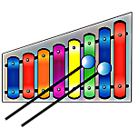 Xylophone Colourful Favicon 