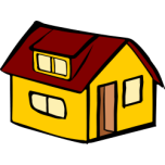 Yellow Detached House Favicon 