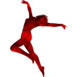 Dancer Silhouette Favicon 