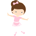 Little Girl Ballerina Favicon 