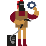 Worker With Tool Favicon 