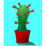 Cactus Flower Favicon 