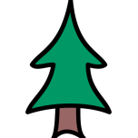 Conifer Tree Favicon 