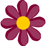 Purple Flower Favicon 