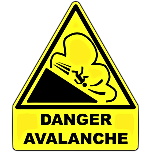 Avalanche Warning Sign Favicon 