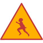 Caution Child Favicon 