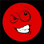 Red Smiley Emoticon Favicon 