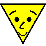Triangle Face Smiles Favicon 