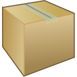 Cardboard Box  Package Favicon 