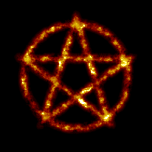 Burning Pentagram Favicon 