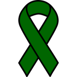 Emerald Liver Cancer Ribbon Favicon 