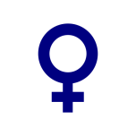 Female Gender Symbol Favicon 