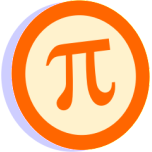 Pi Symbol In A Circle Favicon 