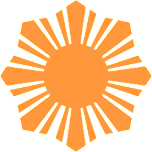 Sun Symbol Orange Favicon 