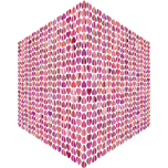 Prismatic Alternating Hearts Pattern Cube No Background Favicon 