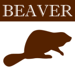 Beaver Silhouette Icon Favicon 