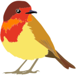  Bird Looking Over Its Shoulder   Favicon Preview 