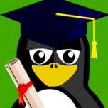 Graduation Penguin Favicon 