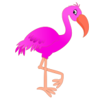 Pink Flamingo Favicon 