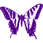 Purple Butterfly Favicon 