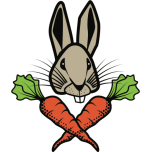 Rabbit And Carrots Favicon 
