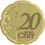 Euro Cent Favicon 