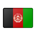 Afghanistan Flag Bevelled Favicon 