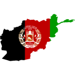 Afghanistan Flag Map Favicon 