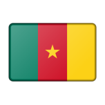 Cameroon Flag Bevelled Favicon 