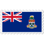 Cayman Islands Flag Stamp Favicon 