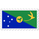 Christmas Island Flag Stamp Favicon 