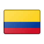 Colombia Flag Bevelled Favicon 