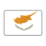 Cyprus Flag Bevelled Favicon 