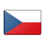 Czech Republic Flag Bevelled Favicon 