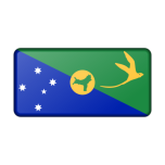 Flag Of Christmas Island Bevelled Favicon 