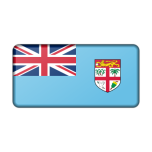 Flag Of Fiji Bevelled Favicon 