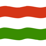 Flag Of Hungary Wave Favicon 