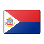 Flag Of Sint Maarten Bevelled Favicon 