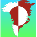 Greenland Map Flag With Background Favicon 