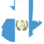 Guatemala Map Flag Favicon 