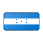 Honduras Flag Bevelled Favicon 
