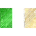 Ireland Flag Linear Favicon 